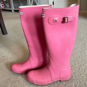 Pink Hunter Rain Boots